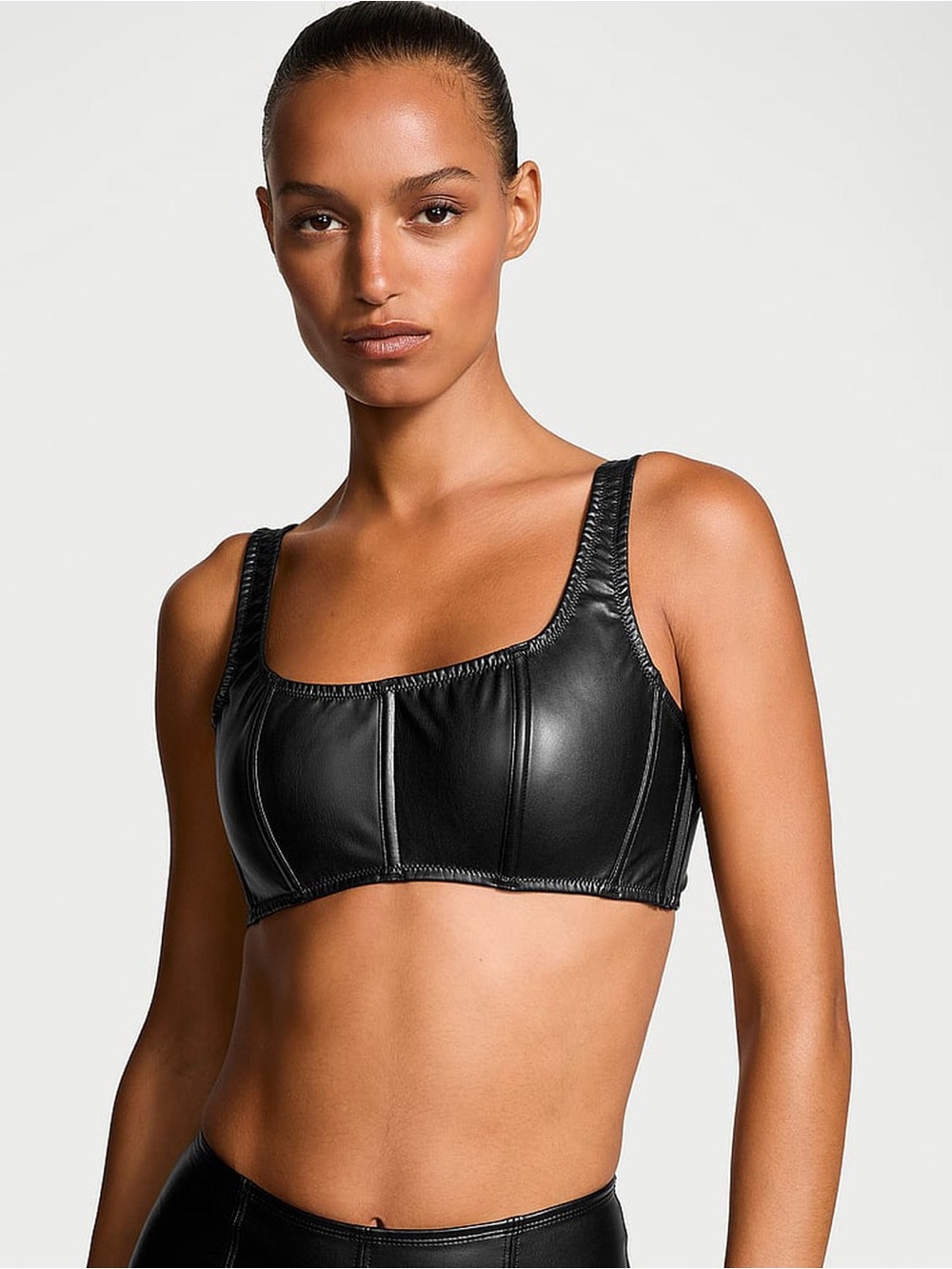 Victoria Secret VERY SEXY
Faux Leather Mini Corset Top